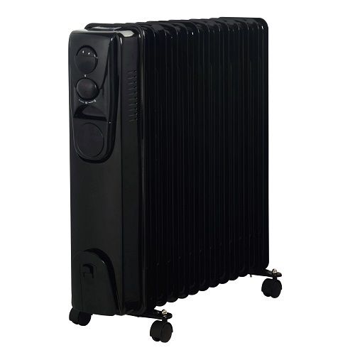 Alva 13 Fins 2500w Oil Filled Black Heater