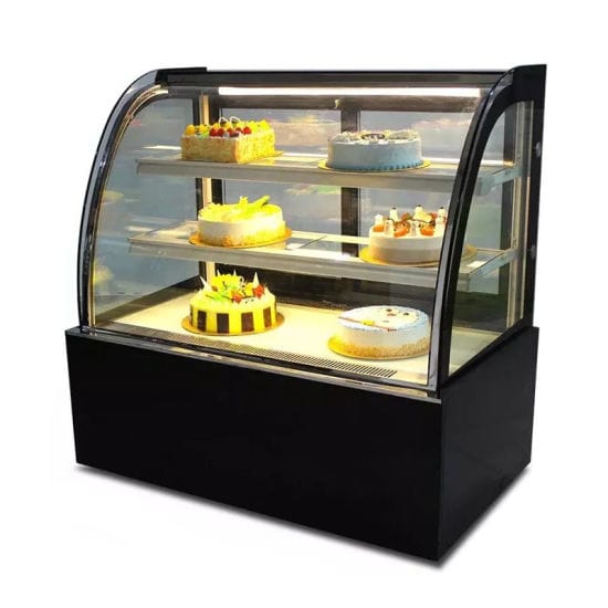 Cake Display Cooler – Curved Glass