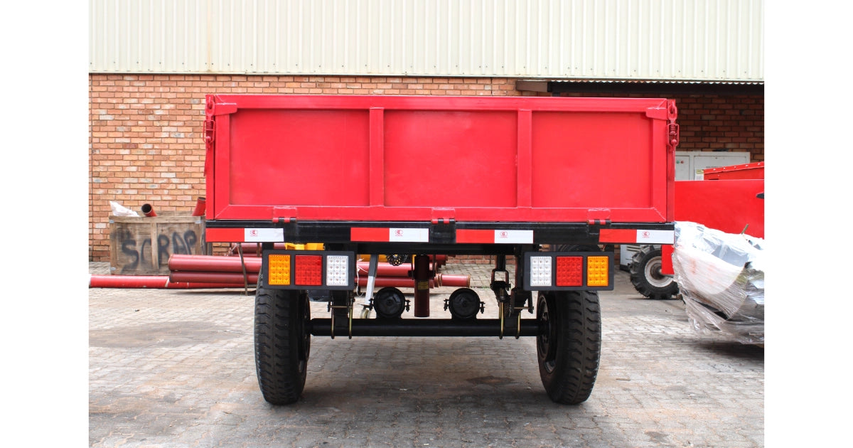 Tipping Yard Trailer 3T Hydraulic Single Axe