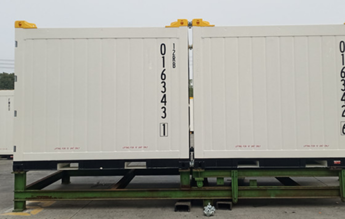 10ft refrigerated shipping container (reefer)≈3 m)