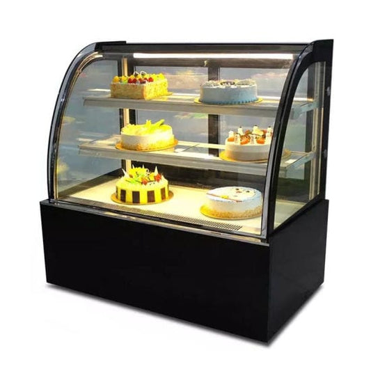 Cake Display Cooler – Curved Glass