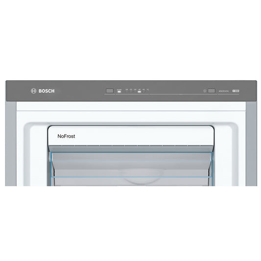 Bosch 225L Stainless Steel Freestanding Freezer