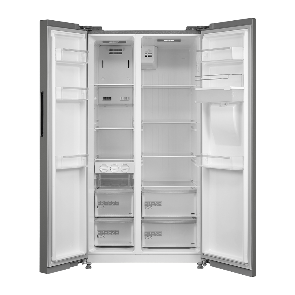 Side refrigerator 513L- Stainless Steel