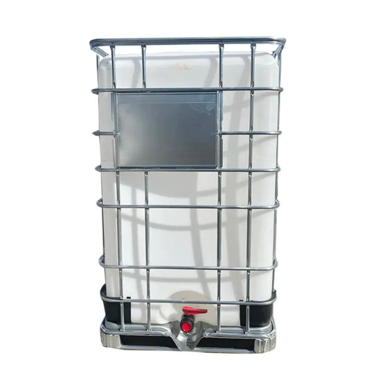 New 1500 Litres UN Approved Clear IBC Tank on Steel Pallet