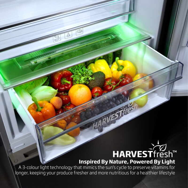 Beko 316Litre Fridge freezer – Pearl Steel B3RCNE364HXB